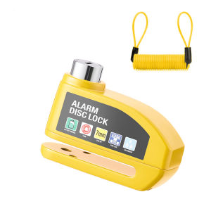 กุญแจล็อคดิสเบรค ที่ล็อคล้อ ล็อคจานดิสเบรค เสียงเตือนดัง มีเสียงเตือน กันขโมย เหมาะสําหรับรถรุ่นต่างๆ ล็อคล้อมอเตอไซร์ Bicycle disc brake lock