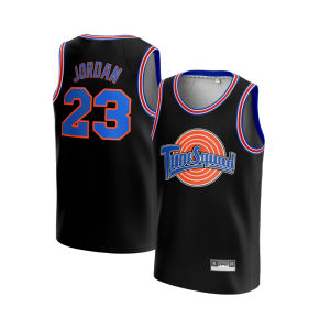 Jersey MJ Tune Squad #23 HITAM - Swingman Bola Basket NBA Baju Kaos T-Shirt Tshirt Atasan Costum Kostum