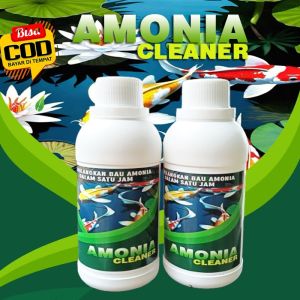 AMONIA CLEANER | Menghilangkan Bau Menetralisir Amonia Nitrit dan Menghilangkan Segala Racun Dalam Kolam atau Aquarium Kolam Koi dan Ikan Hias Lainnya | 250 mL