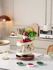 CNY Steamboat / Hot Pot Food Organizer Space Saving Food Organizer help store your steamboat foods-SG ready stock