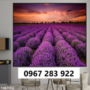 Tranh gạch đẹp 3d vườn hoa đẹp