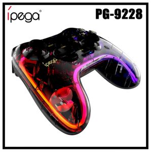 IPEGA PG-9228 RGB Color Transparent Wireless Bluetooth Gamepad For Windows PC/ Android/ IOS Devices/ P4/ P3/ N. Switch