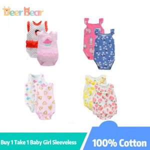 Buy 1 Take 1 Baby Girl Sleeveless Onesies Jumpsuit Romper Newborn Clothes Overal