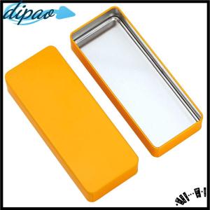 【dipao】 Multicolor Metal Rectangular Storage Box Container With Lid Small Tin Boxes Empty Containers Storage Box Case Organizer