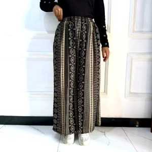 Celana Panjang Wanita Kulot Rayon Motif TERBARU