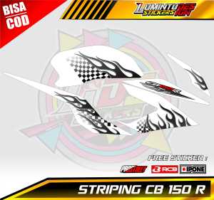 STRIPING VARIASI HONDA CB 150R API / STICKER LIST MOTOR HONDA CB 150R API