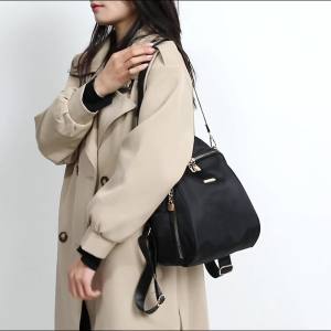 Paul Frank 2022 New Backpack Womens Oxford Cloth Fashion High Sense Travel Canvas Small Backpack All-Matching Schoolbag