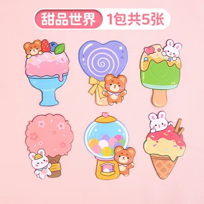 Thẻ cài kẹo mút hình ngộ nghĩnh thích hợp làm quà tặng sinh nhật cho bé làm quà tặng tựu trường khen thưởng