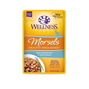 【Pet Mates】Wellness Complete Health - Healthy Indulgence Morsels / Gravies / Shreds Wet Cat Food 3oz (85g)