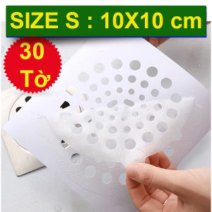 Combo 30 Miếng Dán Chặn Rác Ngăn Tóc Cống Thoát Nước Nhà Tắm