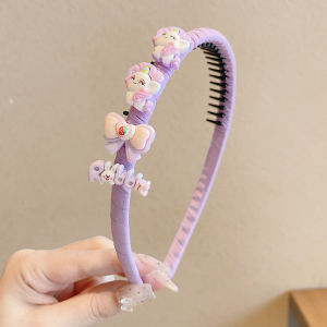 Joyncleon dễ thương nhân vật hoạt hình hairband cho trẻ em với chống trượt răng và thiết kế mềm mại hoàn hảo cho mặc hàng ngày