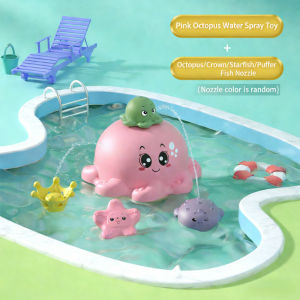 Bath Toys Auto Sprinkler Blowfish Duck Non-toxic Toddler-safe Bathtub Pool Use
