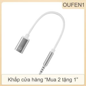 [COD] OUFEN1 3.5mm công cộng để Loại C nữ tai nghe đầu phẳng để đầu tròn Cáp chuyển đổi cho kết nối tương tự để chuyển đổi điện thoại di động