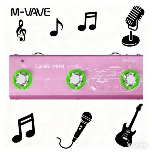 Bansid Tank Mini Electric Guitar & Bass Multi‑Effect Pedal Supports Tone Presets and Editing Features