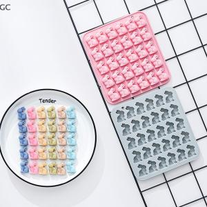 GC🍜🍅🌶 Phục sinh Bunny Silicone khuôn 30 sâu răng kẹo khuôn sáp tan khay để nướng thỏ sô cô la Jello nhựa Gummies cupcake trang trí nội thất
