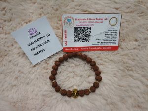 Original Rudraksha BraceletRudraksha Bead With Lab Certificate (5 Mukhi)