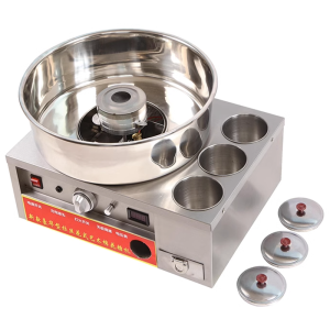 Commercial Cotton Candy Maker Stainless Steel Gas Cotton Candy Flower Type Sugar Floss Machine 40cm Diameter Easy to Operate