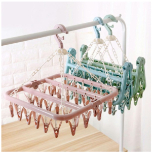 32 clip folding hanger clip drying racks drying socks discs multiple clipsclothes rack