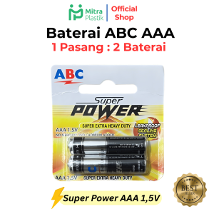 Batu Baterai ABC AAA ABC Super Power isi 2 pcs Baterai 3A Kecil