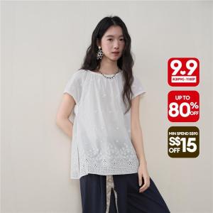 Giordano Women Women Shirt - Non-Elastic Free Shipping 18346210