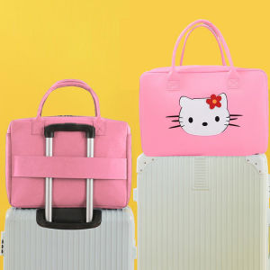 Cute Felt Large Capacity Travel Bag Cartoon Bag Kids Luggage Bag Felt Bag Lightweight Handbag Reusable Duffel Bag