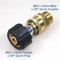 M22 x 3/8 Pressure Washer Quick-Connect Coupler Set A PWQ-03. 