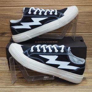 SEPATU SNEAKERS PRIA CLASSIC LOW PENDEK HITAM PETIR