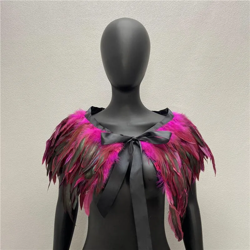 Feather best sale cape shawl