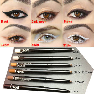 🔥Orfila 3 Colors Waterproof And Sweat-Proof Eyeliner Fast-Drying Long Lasting Automatic Rotation Eyeliner COD