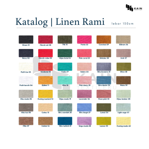 Kain Rollan Linen Rami 1 rol ± 50 yard