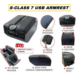Viva Arm Rest USB Port Armrest Console Box