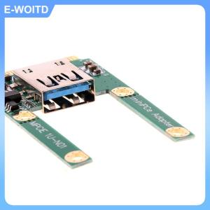 YUYIN4 Mini PCI-E to USB3.0 Expansion Card Laptop Converter Riser Card W Screw Fittings