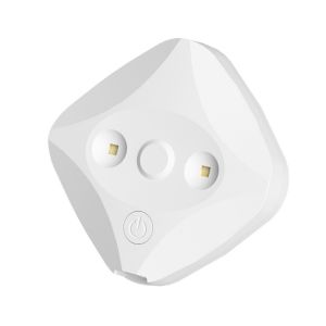 MAKERVY White Toilet Sterilization Lamp Ultra Violet Light USB Rechargeable UV Sterilization Light Compact Mini Sanitizer Lamp Travel Supplies