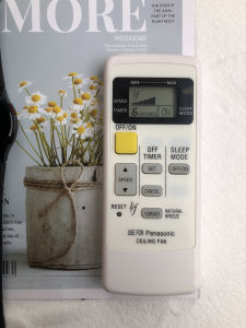 Remote điều khiển quạt trần 5 cánh Panasonic dùng cho các mã F-56 F-60 F-70 F-8 F-409-Hàng tốtmới 100%-Tặng kèm pin