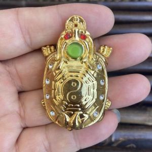 E83 *ผลิตจากโลหะ* *ราคาชุด* เต่ามังกร เต่าหัวมังกร เต่าคาบเหรียญ ทองเหลืองชุบทอง  ของมงคล ฮวงจุ้ย เสริมดวง เปิดกิจการ น้ำเต้าดูดทรัพย์ กบคาบเหรียญ