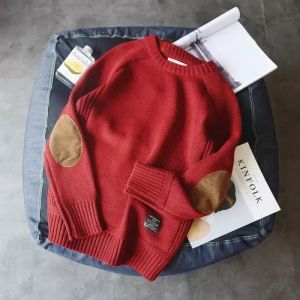 Sweater Rajut Wol Pria Tebal dan Hangat Pullover Pria