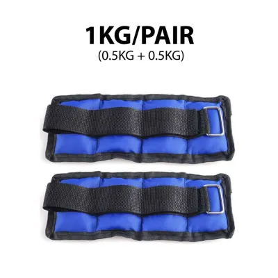 1KG-6KG Fitness Leg Sand Bag Ankle Weights Adjustable Sand Bag Running Wrist Arm Leg Exercise Training 綁腿沙袋負重跑