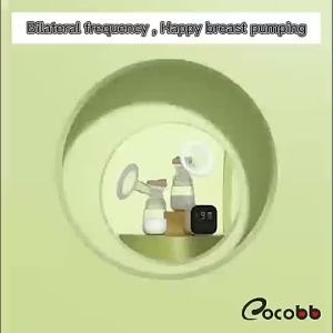 COCOBB Double Electric Breast Pump Painless Massage Electric adjustment 180ML Bottle Breastfeeding