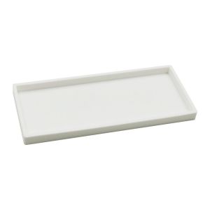 RL5LBR ยืดหยุ่นได้ ถาดโต๊ะเครื่องแป้งห้องน้ำ ซิลิโคนทำจากซิลิโคน สี่เหลี่ยม/วงรี จานเก็บอ่างล้างจาน ทนทานต่อการใช้งาน หนาขึ้น ถาดจ่ายสบู่ อุปกรณ์สำหรับห้องครัว