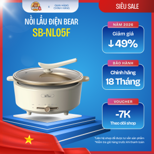 Nồi Lẩu Điện Bear 5L SB-NL05F - Điện Máy Tiện Lợi 247 - Giao hàng miễn phí