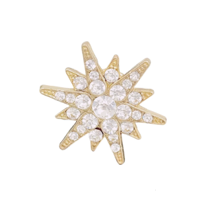 Geometric Inspired Lapel Pin Stainless Alloy Suitable For Office Event Daily Wear Lightweight Design