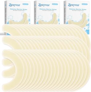 20 ชิ้น แถบกั้นทางการแพทย์ เกรดไฮโดรคอลลอยด์ เทปกั้นผิวสำหรับโคลอสโตมี อิเลออสโตมี ถุงยูโรสโตมี แหวนยืดหยุ่นสำหรับทางการแพทย์ อุปกรณ์เสริมสำหรับสโตมา