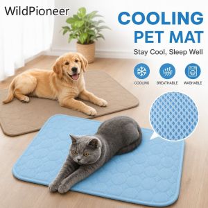 Breathable Washable Pet Cooling Mat Summer Skin Friendly Fabric Sleep Pad For Dogs Cats Puppy Durable Multi Scenario Use