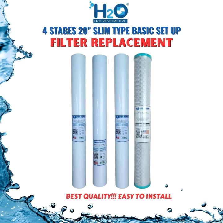 Sediment Filter Hydrosep Water Replacement 4 Stages All Sediment 20 ...