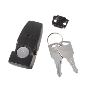 Cabinet Black Coated Metal Hasp for Latch DK604 Security Toggle Lock With Two Ke