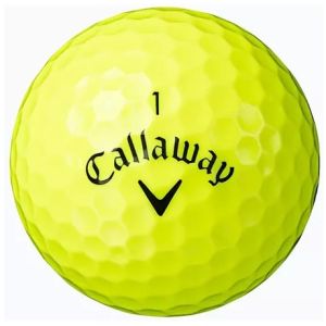 ลูกกอล์ฟ Callaway WARBIRD 23 1 โหล (12 ลูก) โครงสร้าง 2 ชั้น สีขาว/สีเหลือง ญี่ปุ่น
