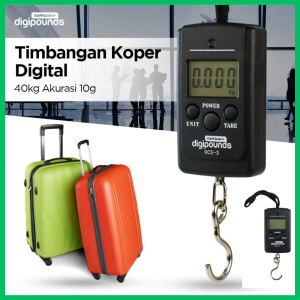 COD WeiHeng Timbangan Digital Koper Electronic Scale 75kg Akurasi 10g alat ukur berat barang laundry