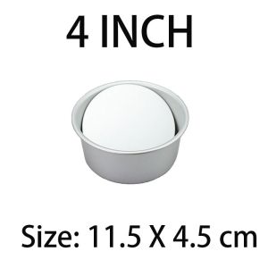 HomeAce 4/6/8/10 inch Anode Baking Pan Removable Bottom Nonstick Aluminum Alloy Bento Cake Pan Mold