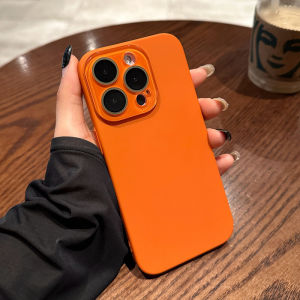 CrashStar With Full Cover Lens Camera Film Skin-friendly Hard Shockproof Phone Case For iPhone 17 16 15 14 Pro Max Air Plus 13 12 11 Pro Max Solid Color Phone Casing Matte Phone Cover Shell
