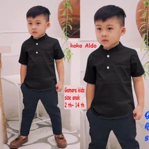 7hanz Koko Anak Aldo Kemeja Anak Laki Laki Koko Fashion Anak Terbaru
